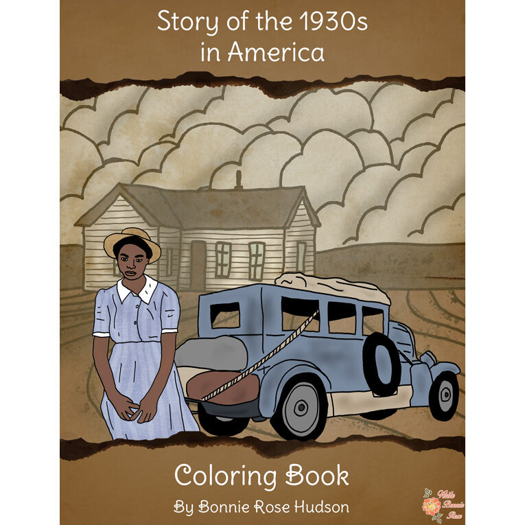 Great depression coloring book