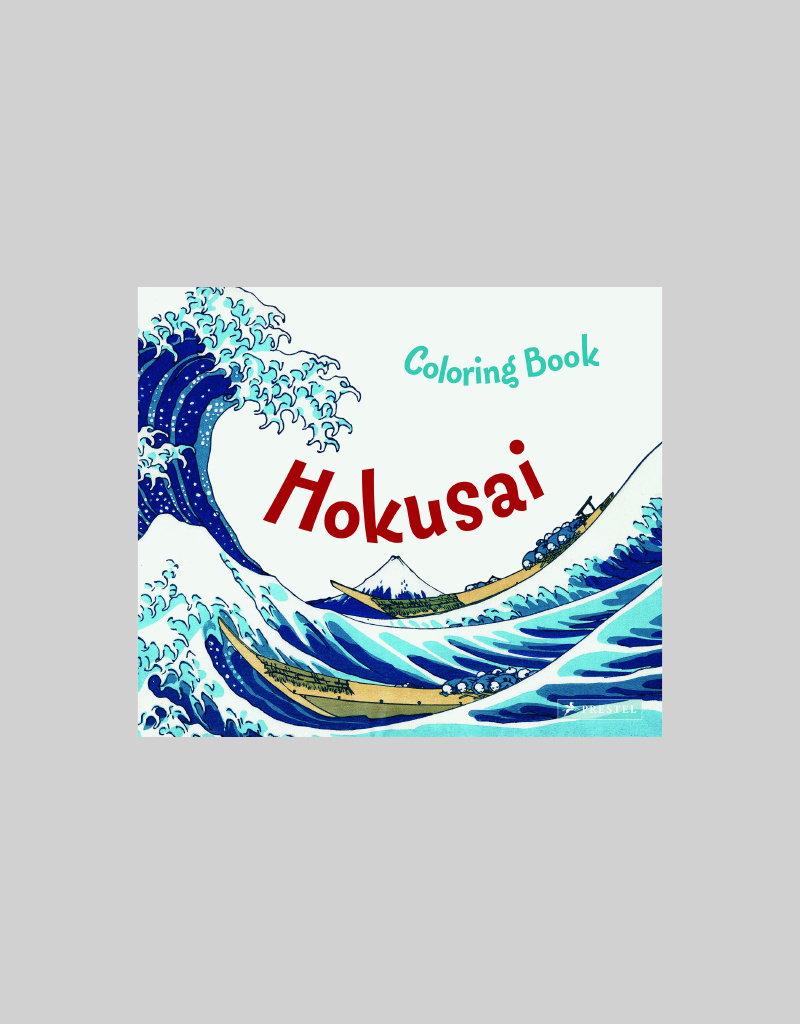 Hokusai coloring book
