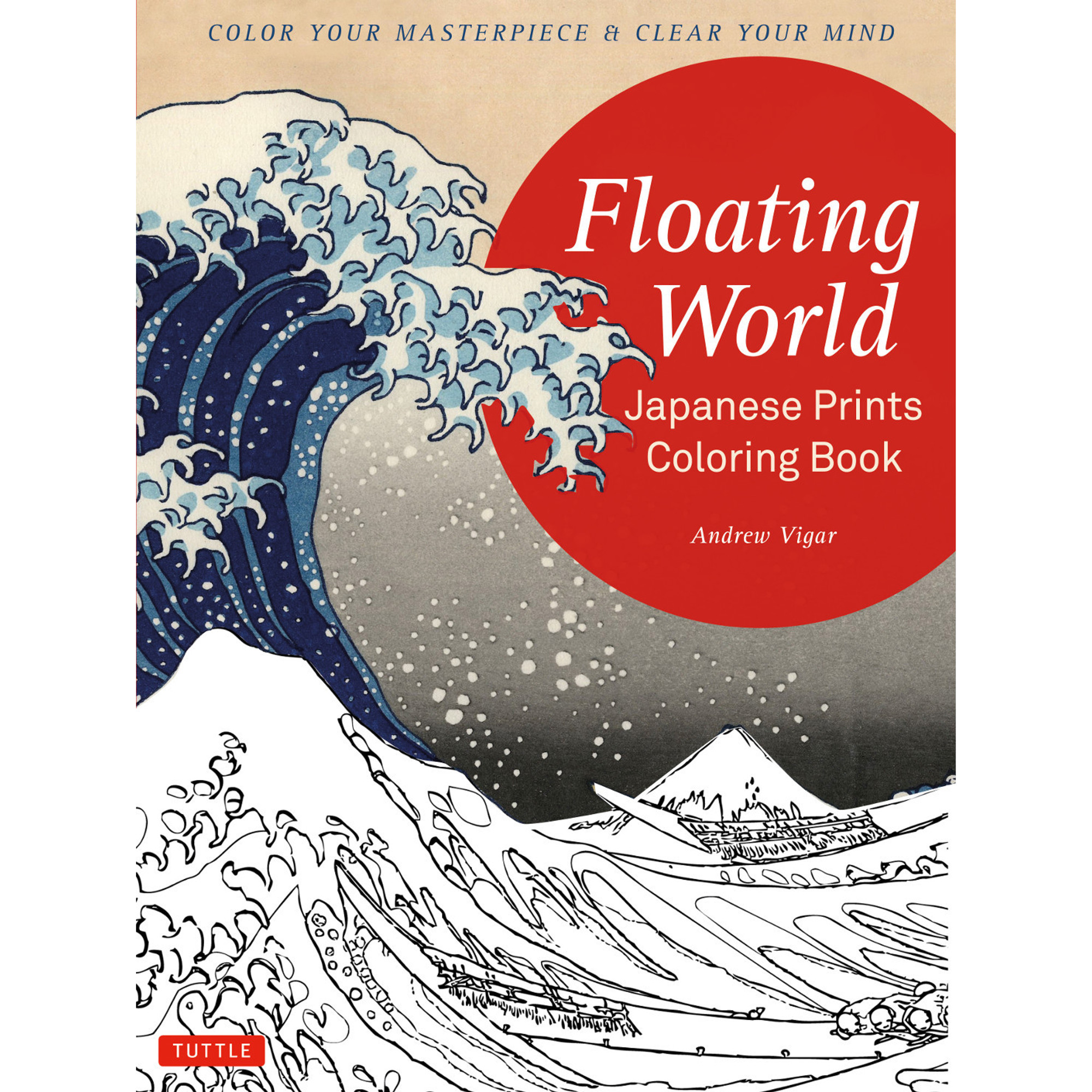 Floating world japanese prints coloring book