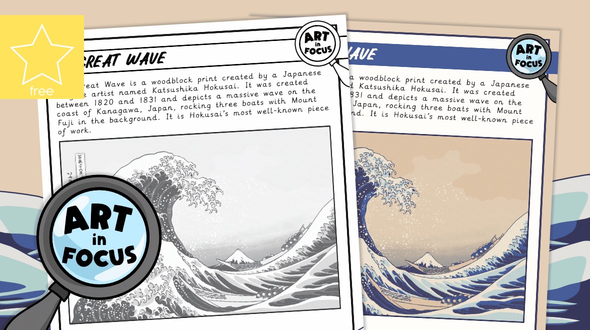 Teachers pet the great wave