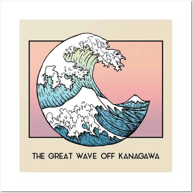 The great wave off kanagawa aesthetic art design