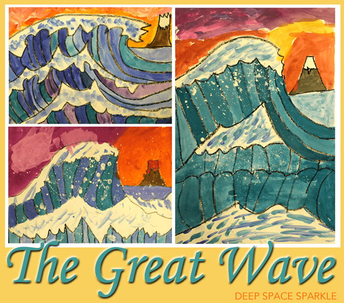 The great wave art project deep space sparkle
