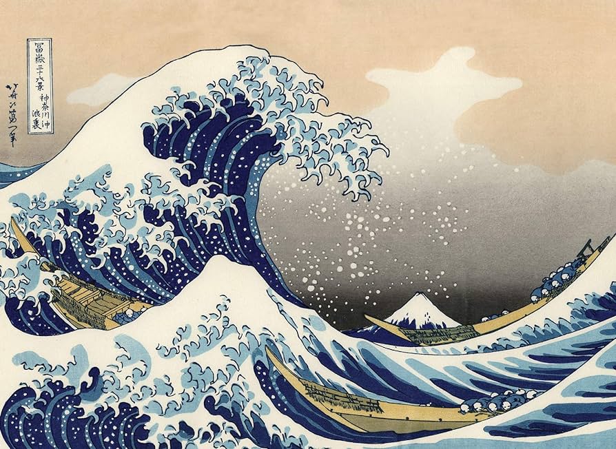 The great wave off kanagawa by katsushika hokusai