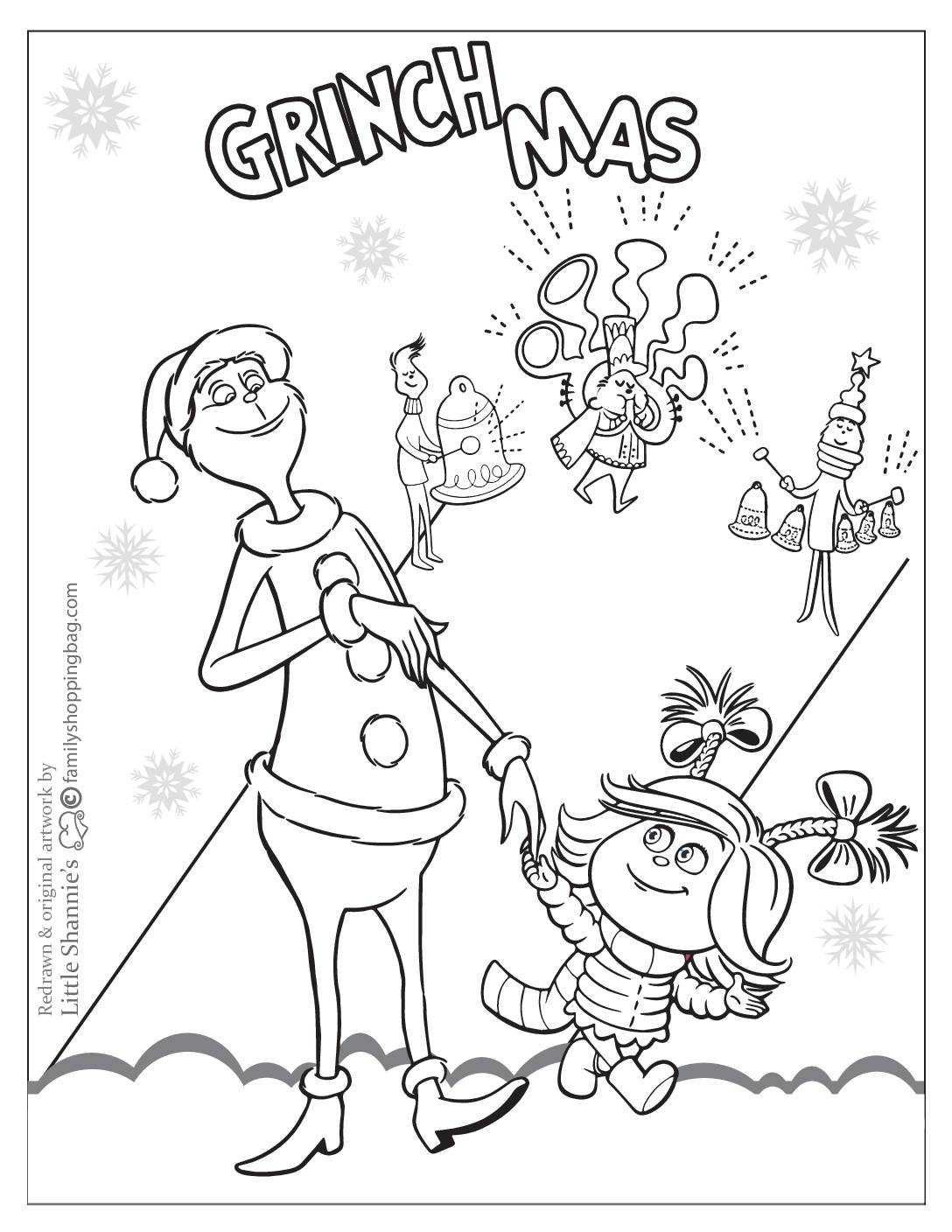 Coloring page grinch