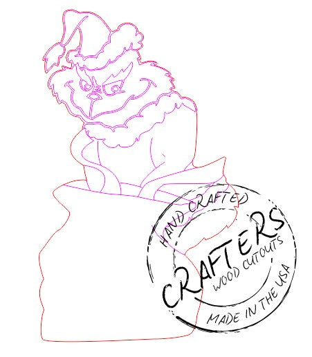Grinch stealing santas presents
