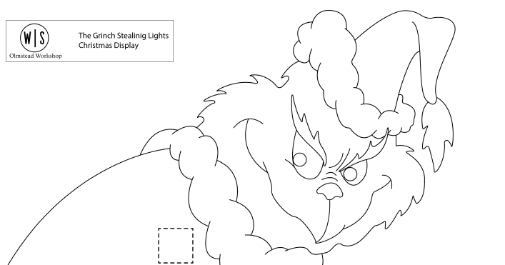 Grinch christmas cutout â the olmstead workshop