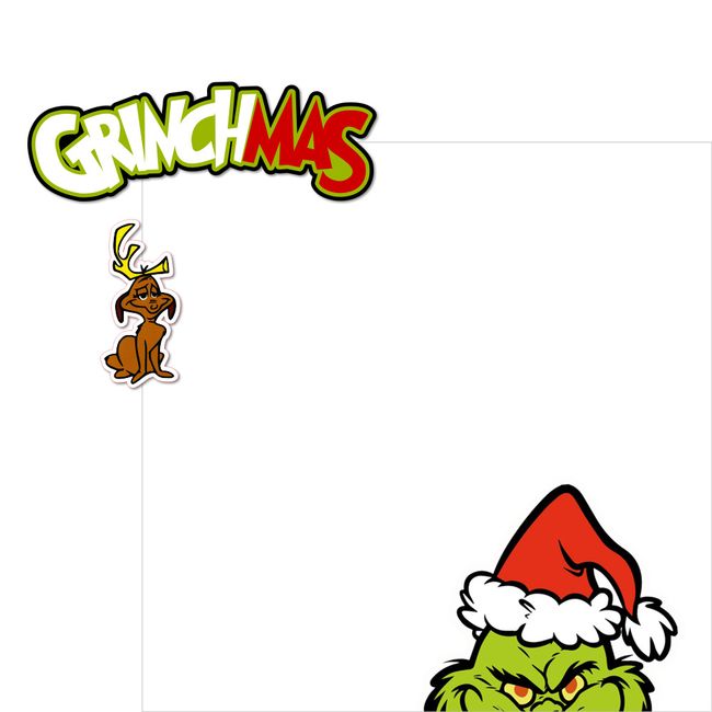 The grinch grinchmas piece print and cut kit
