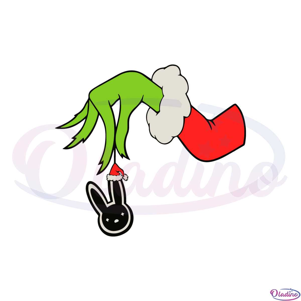 Grinch hand bad bunny svg best graphic designs cutting files