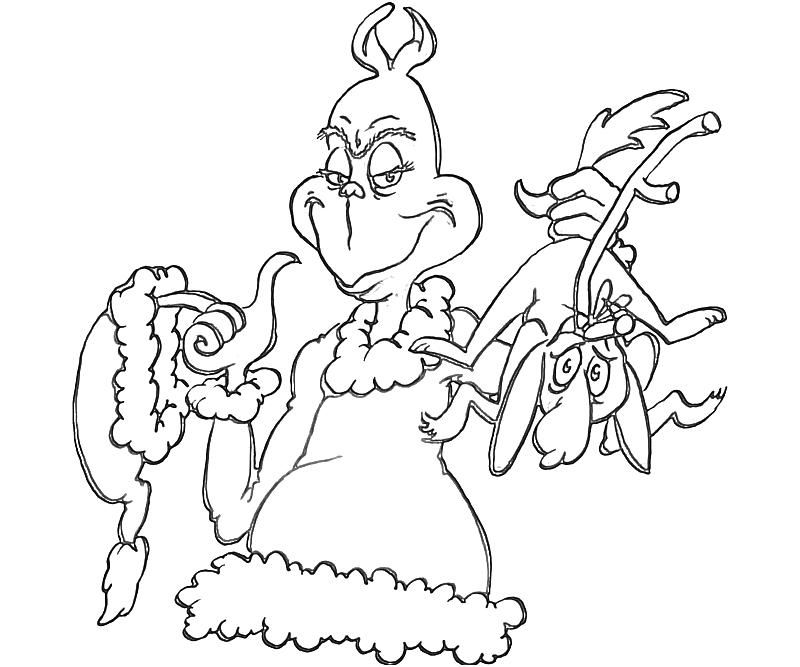Grinch coloring pages