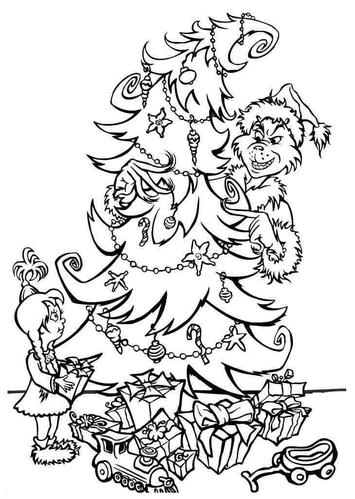 Grinch coloring pages