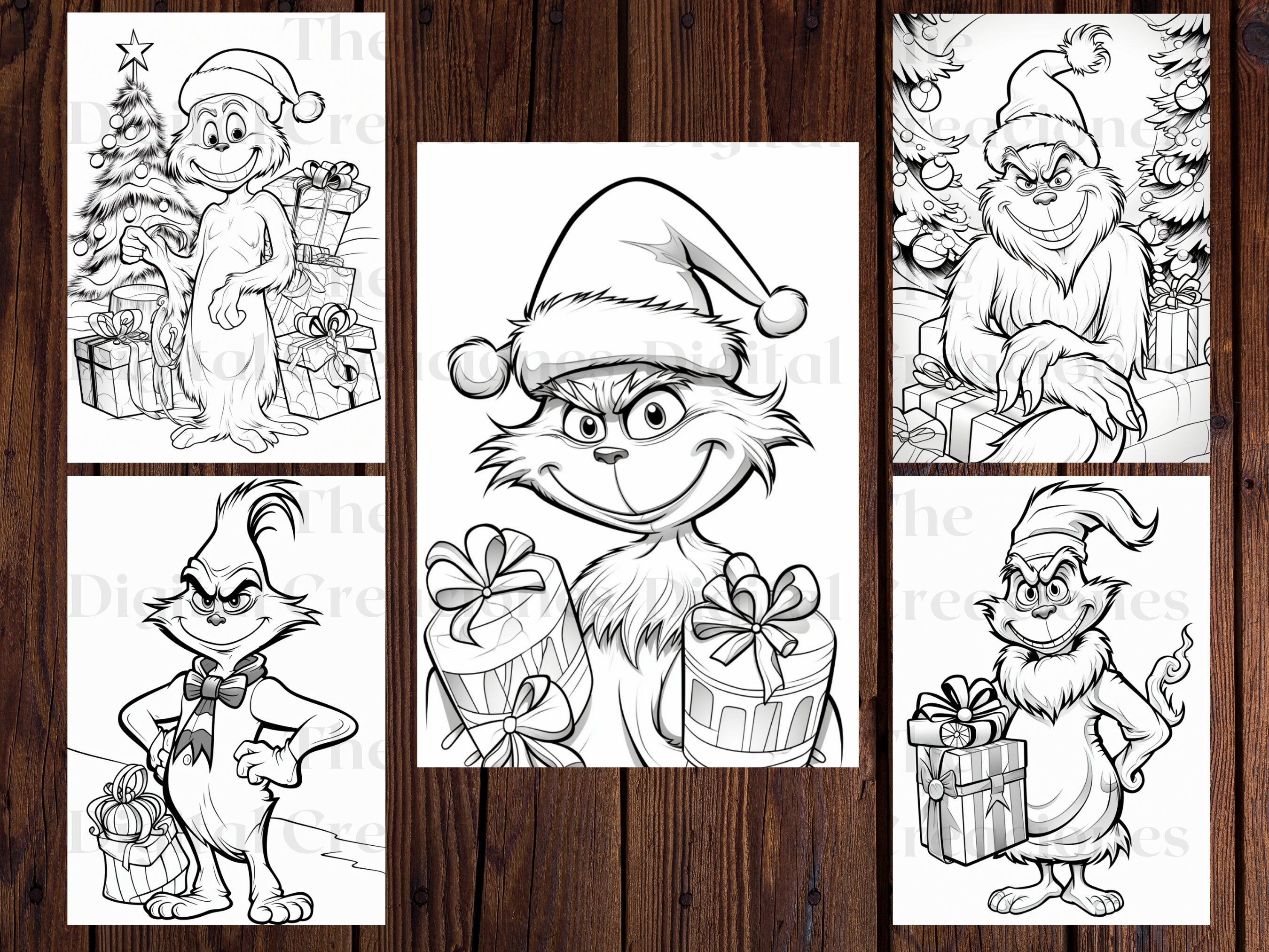 The grinch coloring book