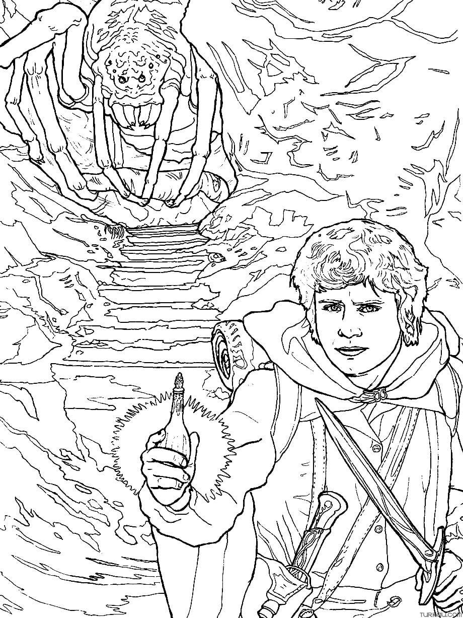 Hobbit coloring page