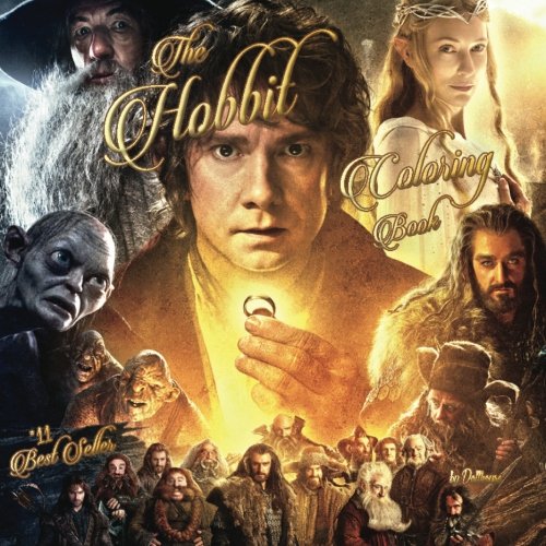 Coloring book the hobbit best seller anxiety and stress relief adult relaxation pgs