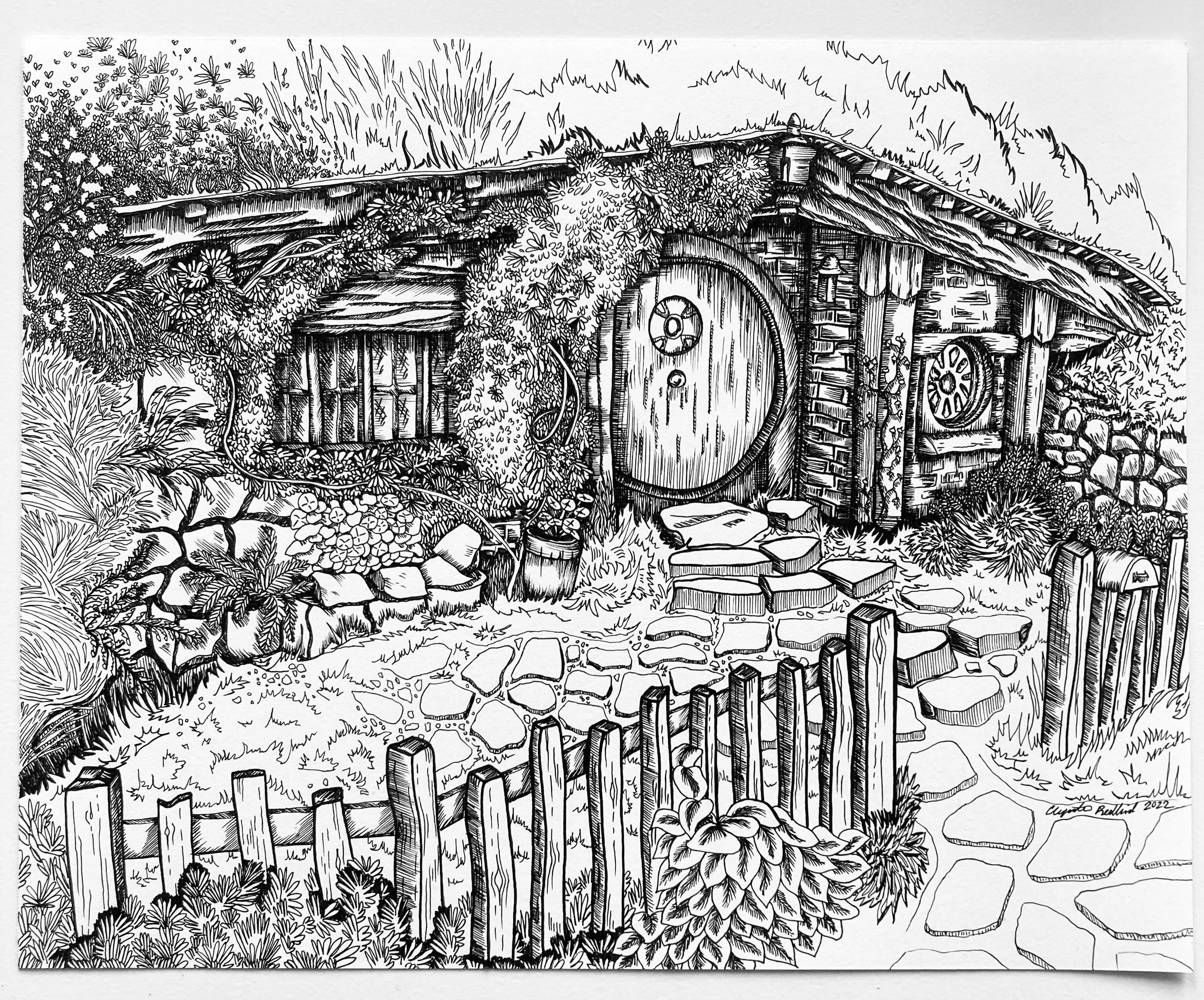 Hobbit house me pen rart