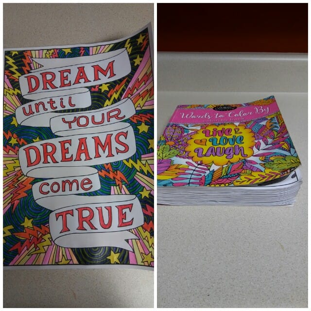 Just finished the last page in my page coloring book i always wanted to finish a whole book ive been working on it off and on all year crossing this off
