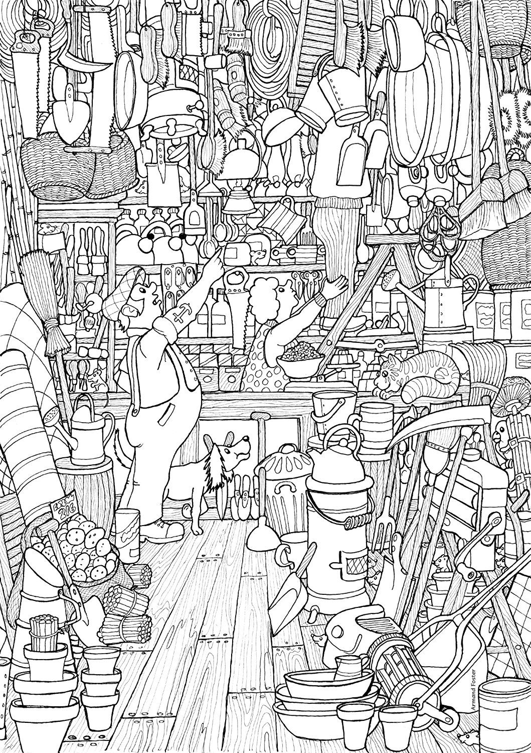 A poster louring pack book no
