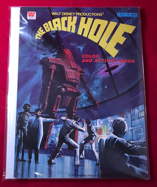 The black hole color and activity book unused nos walt disney productions first edition