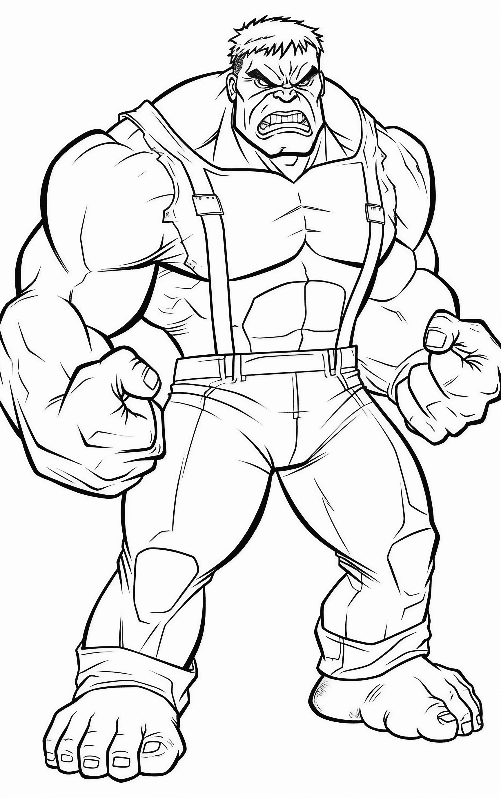 Hulk coloring pages for free printable
