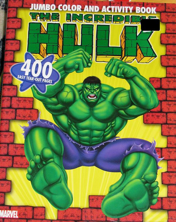 Hulk coloring books