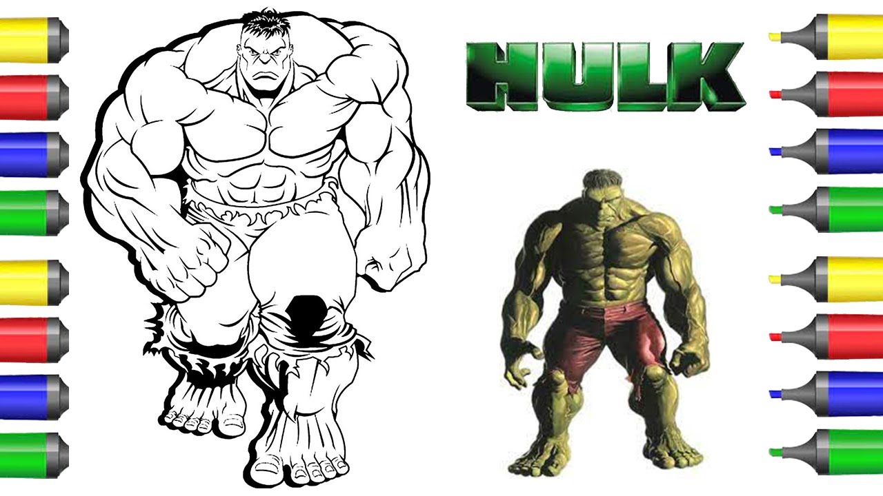 Hulk coloring pages music ncs