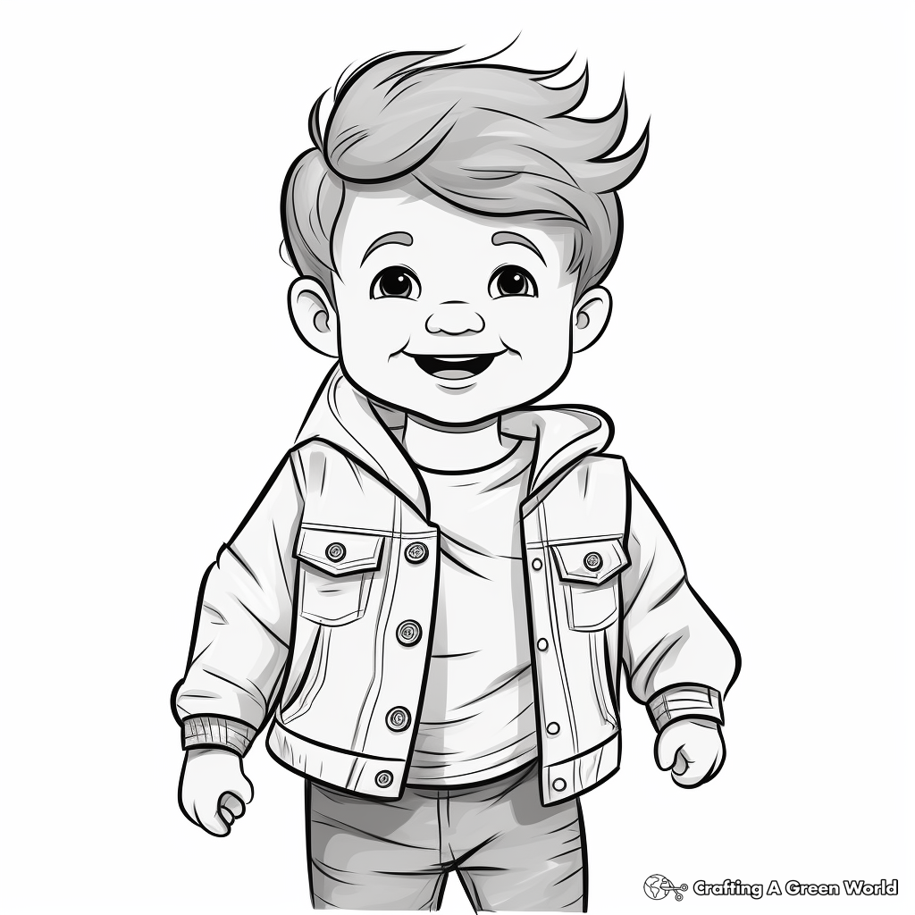 Jacket coloring pages