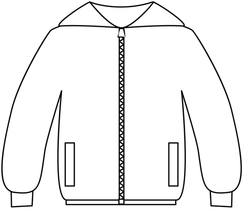 Jacket coloring page free printable coloring pages