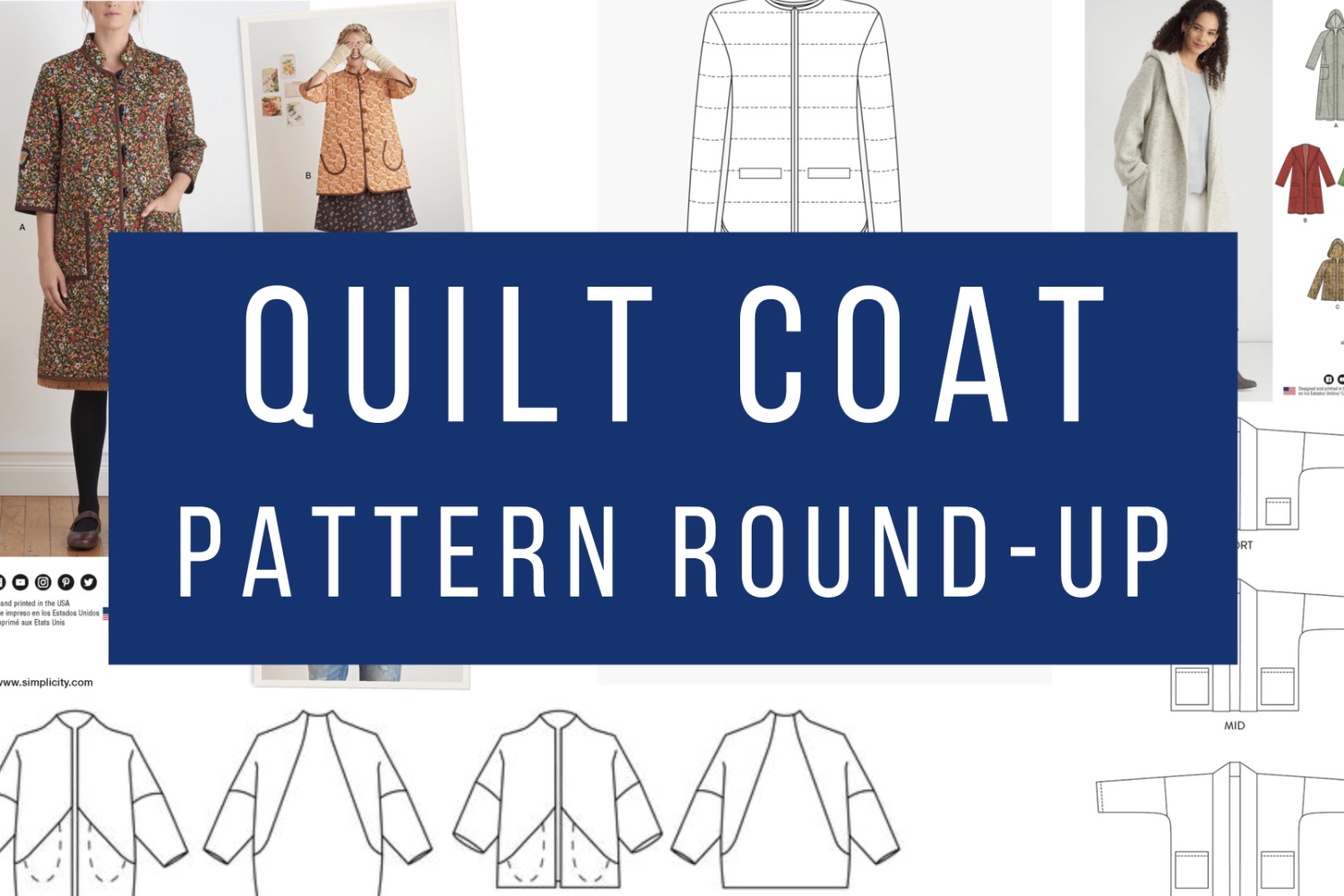 Quilt coat pattern round