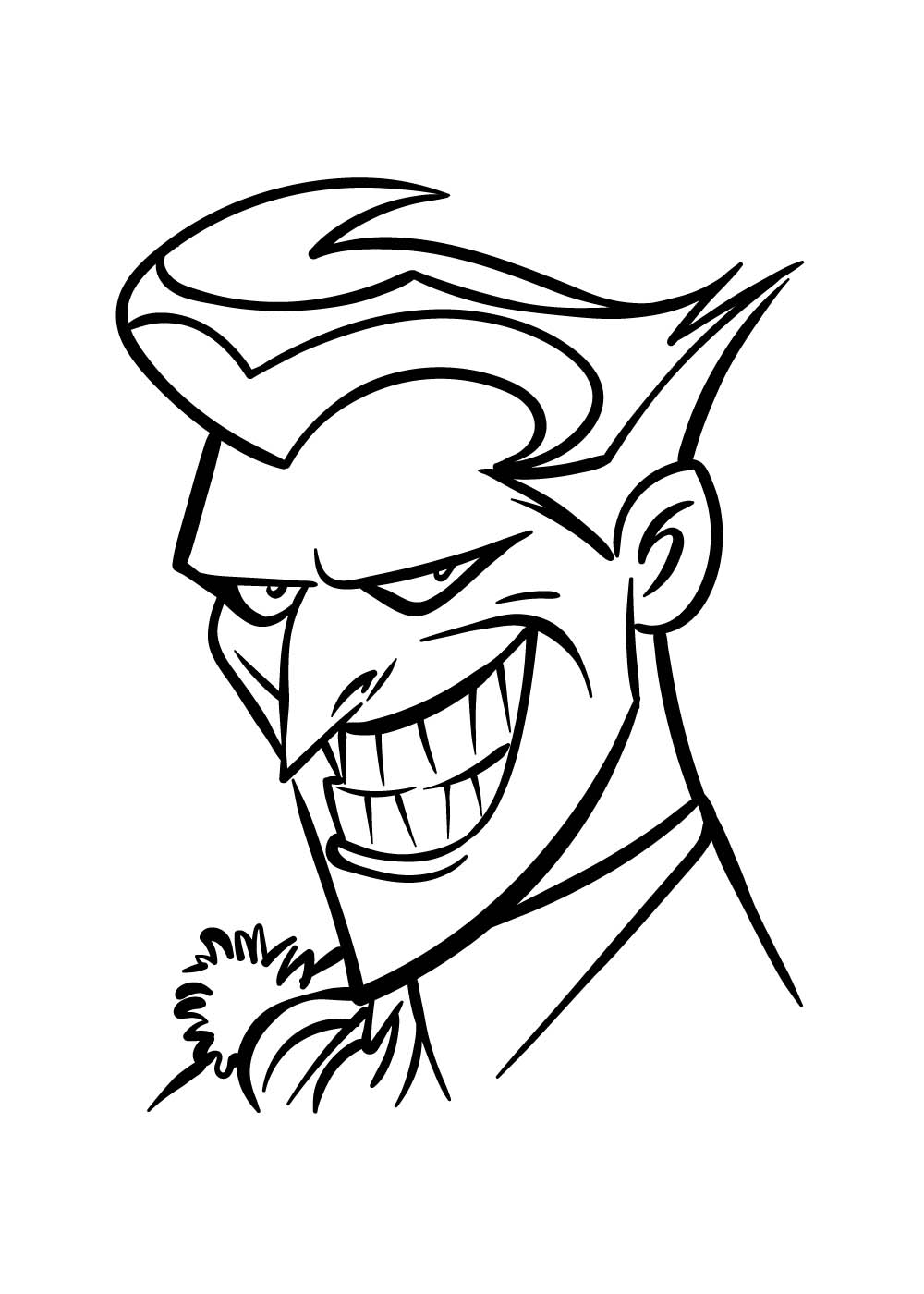 Joker coloring pages by coloringpageswk on