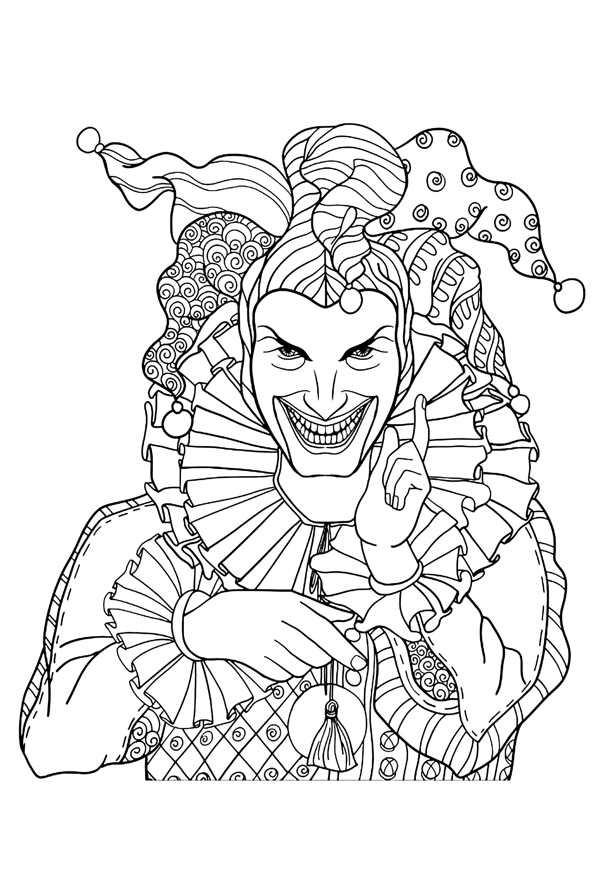 Halloweens joker