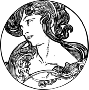 Art nouveau coloring pages free coloring pages