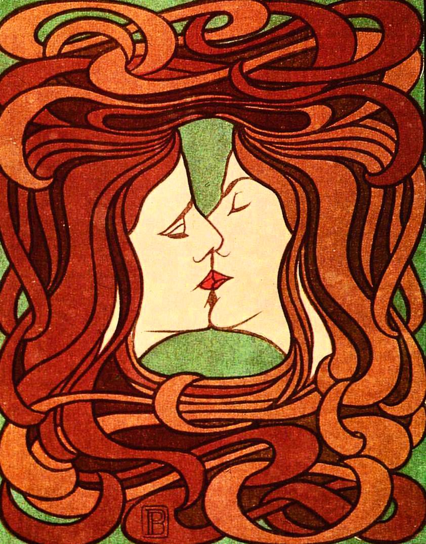 Untitled the kiss peter behrens original