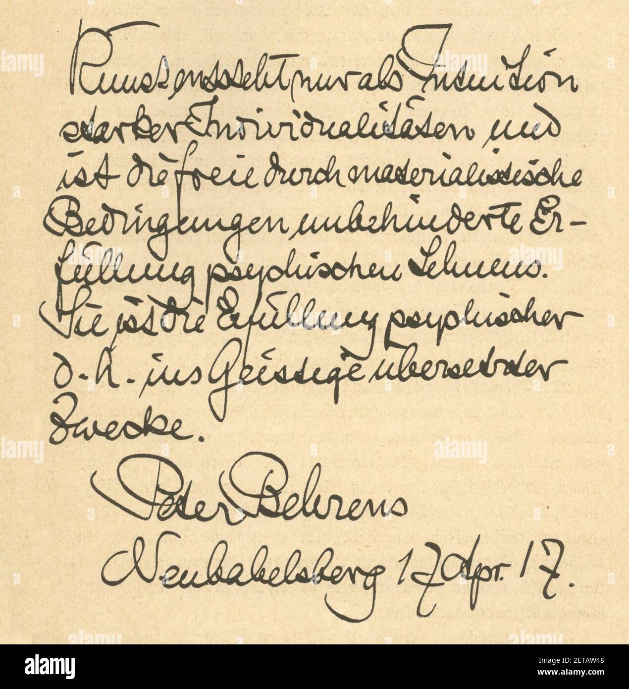 Peter behrens hi