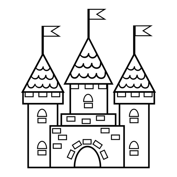 Hundred castle coloring pages printable castle coloring pages royalty