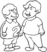 Friends coloring page free printable coloring pages