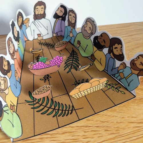 The last supper â easy bible crafts for kids