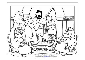 Coloring page the parables of jesus the good seeds and the weeds ppt