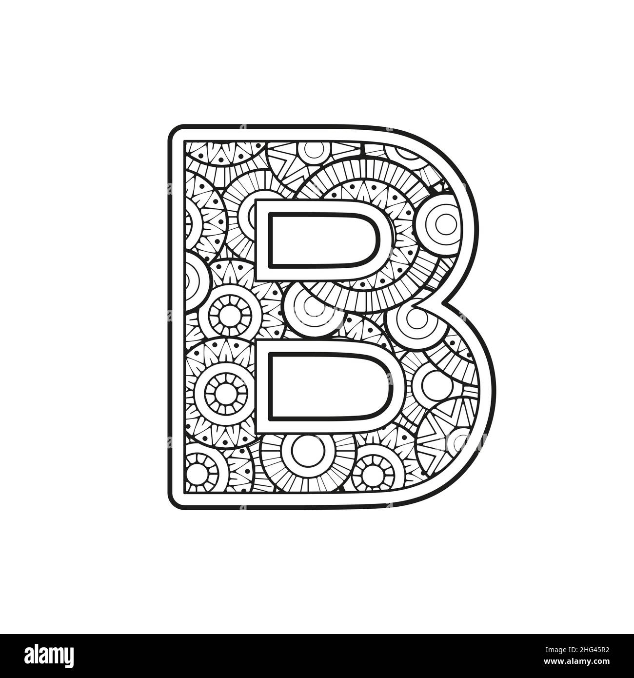 Letter b coloring pages hi