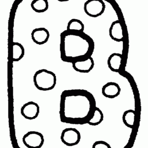 Letter b coloring pages printable for free download