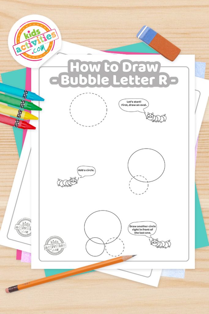 How to draw the letter r in bubble graffiti kids activities blog