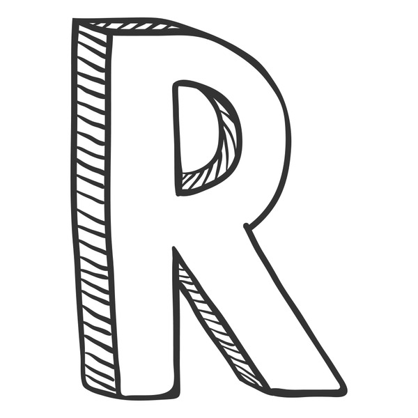 Alphabet r sketch images stock photos d objects vectors