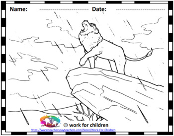 The lion king coloring pages by work for children tpt