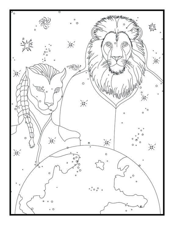Galactic creatures coloring book pdf out