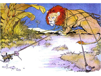 The lion and the mouse