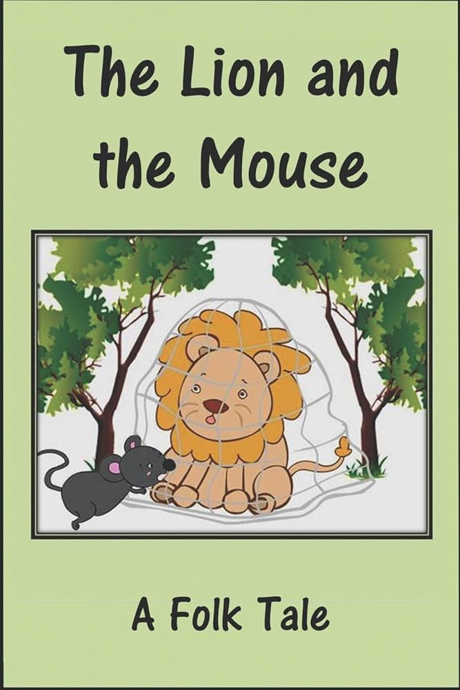 The lion and the mouse the story plus coloring pages