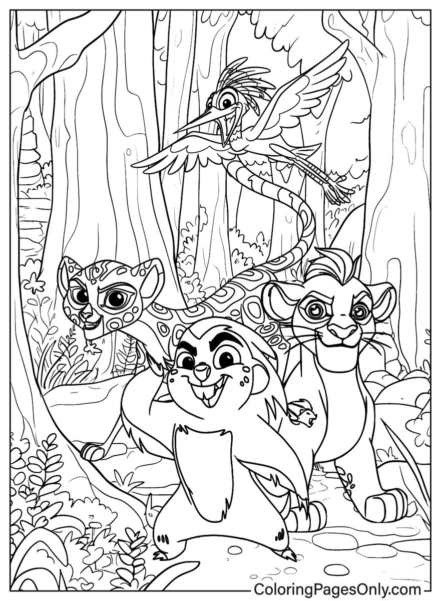 Coloring pages only on x ð lion guard coloring pages ð httpstcojhziafvqn lionguard lion disney coloringpagesonly coloringpages coloringbook art fanart sketch drawing draw coloring usa trend trending trendingnow