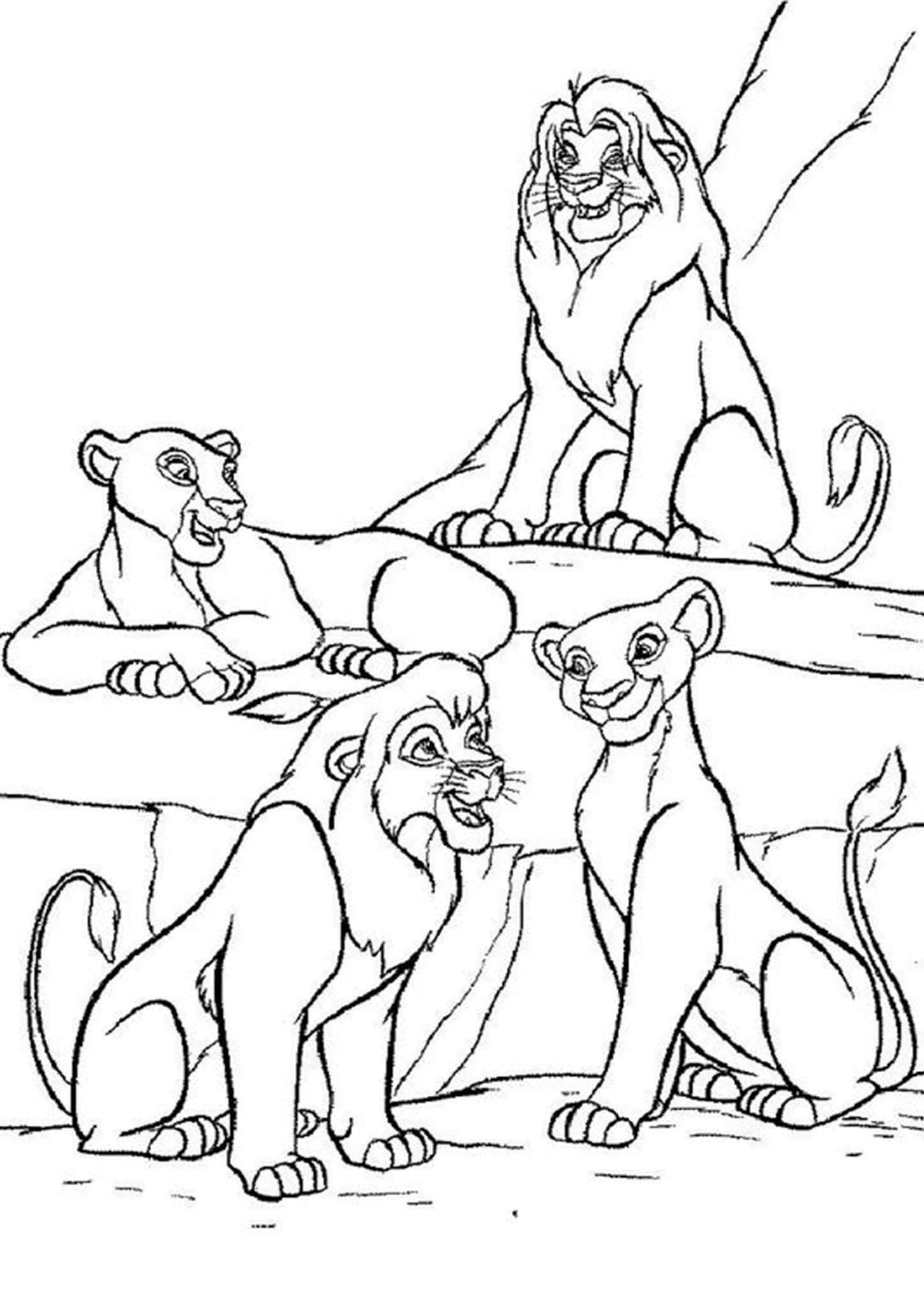 Free easy to print lion king coloring pages king coloring book lion king drawings lion king pictures