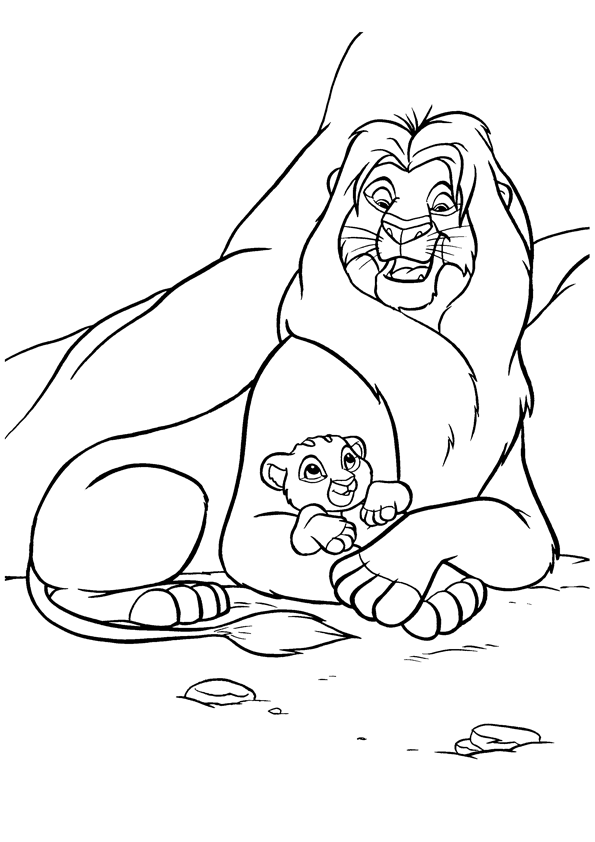Lion king coloring pages