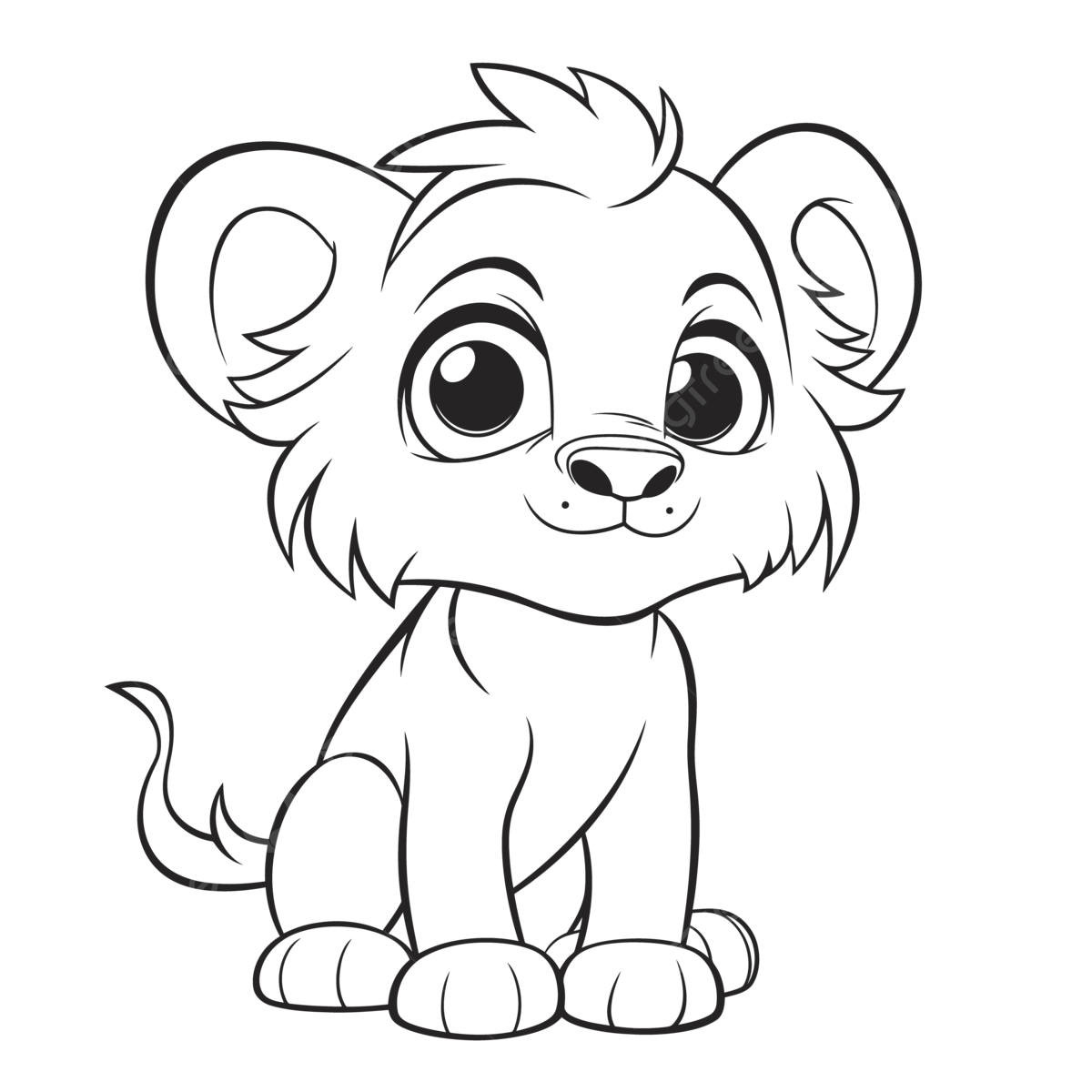 Disney lion cub coloring page download outline sketch drawing vector lion drawing wing drawing ring drawing png and vector with transparent background for free download