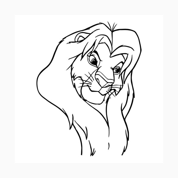 Mufasa svg free disney svg lion king svg instant download