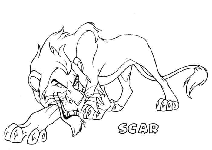Lion king scar coloring pages lion coloring pages animal coloring pages deer coloring pages